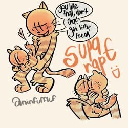 anal_sex anal_sex anthro cat_tail dad_fucking_son dog_man_(series) fluffy_fur fluffy_tails furry_only incest lil_petey orange_fur petey_the_cat raped sex