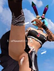 cum_in_pussy free_fire legs_up pussy ritz_nasami_ sexy skirt