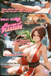 ai_generated asian_female ass_sniffing breasts brown_eyes brown_hair capcom comic comic_page comic_panel curvy_female facesitting fatal_fury female female_ninja female_on_top femdom holding_fan huge_ass huge_breasts japanese_clothing japanese_fan japanese_female japanese_house king_of_fighters kunoichi light-skinned_male light_skin long_ponytail looking_back mai_shiranui male male_on_bottom malesub miaulust muscular muscular_male parody plump_butt ponytail red_outfit shiranui_mai sideboob smiling snk thick_thighs voluptuous_female