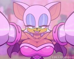 rouge the bat from sonic (series) by lollipopcon