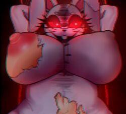 big_breasts five_nights_at_freddy's fnaf game half_naked vanny_(fnaf)