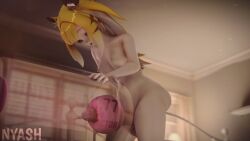 3d 3d_(artwork) 3d_animation animated anthro furry futanari ju_fufu ju_fufu_(zenless_zone_zero) nyash_(artist) tagme video