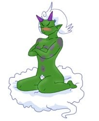 anthro blackrose blush female genderswap_(mtf) nude pokemon rule_63 solo tornadus