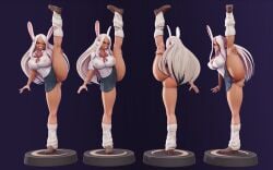 1girls 3d big_breasts breasts clothed clothing female female_focus female_only full_body looking_at_viewer my_hero_academia rumi_usagiyama smooth_skin solo solo_female tagme the-great-pipmax thick_thighs thighs