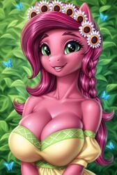 1anthro 1female 1girls ai_assisted ai_generated anthro anthro_female anthro_focus anthro_only bare_shoulders beautiful_hair blue_butterfly butterflies civitai cleavage_dress cleavage_focus clothed clothed_anthro clothed_female coloredbin.ai dark_pink_hair deep_cleavage dress equestria_girls female female_anthro female_focus female_only flower_crown flower_in_hair flowers_in_hair freckles freckles_on_face freckles_on_shoulders front_view front_view_focus gloriosa_daisy_(eg) green_eyes green_leaves hands_at_side hands_at_sides happy happy_expression happy_female horse_ears horse_girl horsegirl huge_boobs huge_breasts huge_tits large_boobs large_breasts large_tits long_hair looking_at_viewer my_little_pony my_little_pony_equestria_girls outdoors pink_body pink_hair pink_lips pink_skin plump_boobs plump_breasts plump_tits pony_ears pony_snout ponygirl shining_eyes shiny_eyes smile smiling smiling_at_viewer snout solo solo_anthro solo_female solo_focus summer_dress top_heavy top_heavy_breasts upper_body upper_body_focus upper_body_only upper_teeth_only visible_teeth yellow_dress