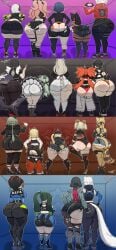 17girls 2_tails 2boys 6+girls alexandrina_sebastiane anby_demara anthro ass ass_body ass_chart ass_cleavage ass_comparison ass_focus ass_grab belle_(zenless_zone_zero) bending_over bent_over big_ass billy_kid_(zenless_zone_zero) blonde_hair blue_hair boots booty_shorts burnice_white butt_crack caesar_king caesar_king_(zenless_zone_zero) cat_ears cat_tail catboy catgirl cellulite corin_wickes dark-skinned_female dark_skin dress_lift ellen_joe female femboy full_body furry grabbing_ass grace_howard groping_ass hand_on_hip hands_on_ass hands_on_hips heel_boots hole_in_pants hoyoverse huge_ass jane_doe_(zenless_zone_zero) koleda_belobog luciana_de_montefio maid_uniform male multi_tail muscular muscular_female nekomiya_mana nicole_demara officer pants_down pink_hair piper_wheel ponytail presenting presenting_hindquarters pulchra_(zenless_zone_zero) pulchra_fellini qingyi_(zenless_zone_zero) red_bottom_heels red_hair ripped_pants robot robot_boy seth_lowell shark_girl shark_tail shortstack size_comparison size_difference skirt squished_ass ssleviathann tail uniform weird_proportions white_hair zenless_zone_zero zhu_yuan