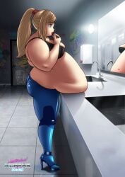 samus aran from metroid by xmasterdavid