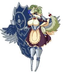 cavall pendragon from m.u.g.e.n by moku (artist)