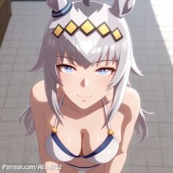 1girls ai_generated alisai752 animal_ears anthropomorphization cell_shading eyes female female_only hair legs oguri_cap_(umamusume) skin tagme umamusume umamusume_pretty_derby young