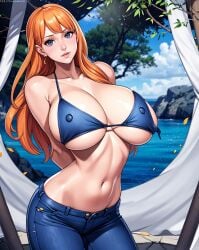 ai_generated female female_only nami_(one_piece) one_piece shootingsonic