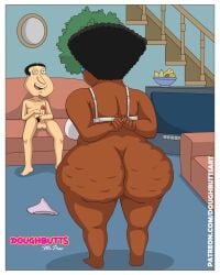 1girl1boy ass big_ass glenn_quagmire loretta_brown