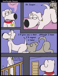 anal brian_griffin comic family_guy furry gay jasper_(family_guy) male new_brian no_humans rotten_robbie