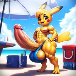 1anthro 1boy 1male 1man 1pokemon 3_toes 4_fingers abs ai_generated almost_naked anthro anthro_male anthro_only balls balls_outline ballsack bara bara_tiddies bara_tits beach biceps big_balls big_bulge big_cock big_dick big_muscles big_pecs big_penis big_testicles boner broad_shoulders brown_eyes bulge calves cock cub curvy curvy_figure cute cute_boy cute_face deltoids dick erect_penis erection exposed_penis fat_balls fat_cock fat_penis femboy flame flared_penis flexing_penis hand_on_hip hard_nipples huge_balls huge_cock huge_testicles hyper_bulge lifeguard looking_at_viewer male male_anthro male_chest male_focus male_nipples male_only male_solo male_swimwear man_boobs man_breasts man_tits manly muscle muscle_boy muscles muscular muscular_anthro muscular_male nai_diffusion nuts nutsack open_smile outdoors outside pecs pectorals penis_flexing penis_outline pikachu pokemon pokemon_(species) posing posing_for_the_viewer precum_bubble proud scrotum shameless short_hair shortstack small_but_hung small_but_hyper solo standing stocky stretched_clothing swollen_balls tail testicles theblockhead thick thick_legs thick_penis thick_thighs thong_only vein veins veins_on_dick veiny veiny_balls veiny_cock veiny_muscles veiny_penis veiny_testicles young young_male