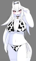 1female 1females 1girls breasts cow_bikini female female_only girl girl_only haku_(nfch_05054) nfch_05054 tagme thighs