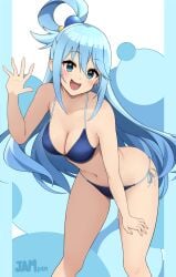 1girls adult adult_female aqua_(konosuba) aqua_hair aqua_hair_female arm_up ass bare_arms bare_bark bare_belly bare_calves bare_chest bare_hands bare_hips bare_knees bare_legs bare_midriff bare_navel bare_shoulders bare_skin bare_thighs belly belly_button bikini bikini_bottom bikini_only bikini_top blue_background blue_bikini blue_bikini_bottom blue_bikini_only blue_bikini_top blue_eyebrows blue_eyes blue_eyes_female blue_hair blue_hair_female blue_string_bikini blue_swimsuit blue_swimwear blush blush_face blush_lines blushed_face blushing_at_viewer blushing_face blushing_female breasts busty busty_female busty_girl calves cleavage collarbone covered_areola covered_areolae covered_crotch covered_nipples covered_pussy covered_vagina curtains_match_windows curvy curvy_ass curvy_body curvy_female curvy_figure curvy_hips cyan_hair cyan_hair_female dot_nose elbows exposed_arms exposed_bark exposed_belly exposed_chest exposed_hips exposed_legs exposed_midriff exposed_navel exposed_shoulders exposed_skin exposed_thighs eyebrows_visible_through_hair fair_skin female female_focus female_naked female_only fingernails fingers groin hair_between_eyes hair_pin hairpin hairpins half_naked half_nude hand_on_leg hand_on_own_leg hand_on_own_thigh hand_on_thigh hand_up hanging_breasts high_resolution highres hourglass_figure jampen knees kono_subarashii_sekai_ni_shukufuku_wo! large_breasts lean_body lean_figure leaning_forward legs light-skined_female light-skinned light-skinned_female light_skin light_skin_female light_skinned light_skinned_female long_hair looking_at_viewer mature mature_female naked naked_female naked_woman narrow_waist navel nude nude_female nudity open_mouth open_mouth_smile parted_lips partially_naked ponytail posing posing_for_the_viewer semi_nude shoulders side-tie_bikini sideboob sidelocks simple_background slender_body slender_waist slim_girl slim_waist smile smiley_face smiling smiling_at_viewer smooth_skin solo standing string_bikini swimsuit swimwear thick_ass thick_thighs thighs thin_waist tongue upper_body useless_goddess v-line waving wavy_hair wide_hips