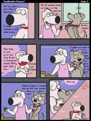 anal brian_griffin comic dildo family_guy furry gay jasper_(family_guy) male new_brian no_humans oral rotten_robbie sex_toy