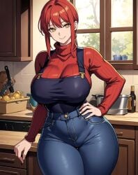 ai_generated ass ass_focus big_ass big_breasts big_butt big_thighs chainsaw_man dijiai focus from_front_position front_view hourglass_figure looking_at_viewer makima_(chainsaw_man) nsfw round_ass round_butt thick thick_ass thick_butt thick_legs thick_thighs thighs wide_hips