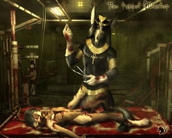 blood canine gore horror jackal puppet selker