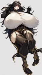 1girl ai ai_generated chris_ena gigantic_breasts nervous nun nun_outfit reincarnation_colosseum wide_hips