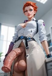 1futa ai_generated boosty boosty_username close-up day dickgirl equine_genitalia equine_penis futanari futornyx heterochromia huge_cock huge_cock indoors moira orange_hair overwatch overwatch_2 precum shemale short_hair solo tagme twitter_username veiny_penis