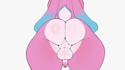 animated anthro ass backsack balls bouncing_balls dancing femboy flaccid floppy_ears genitals hi_res hip_sway jokku lagomorph leporid lop_ears male mammal nude penis rabbit remmy_(remybunny) scut_tail short_tail solo tail thighs wide_hips