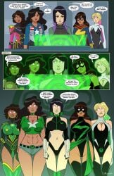 5girls agents_of_s.h.i.e.l.d. america_chavez avengers corruption daisy_jones enemy_conversion female green_lipstick gwen_stacy hydra_(marvel) hydra_agent hypnosis ironheart kamala_khan lipstick marvel marvel_comics marvel_rivals mind_control ms._marvel polmanning quake_(marvel) riri_williams spider-gwen tagme women women_only x-men