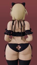 3d 3d_(artwork) 3d_animation 3d_artwork 3d_model 3d_render 3dcg 9:16 animated ass ass_focus blonde_hair bridget clothing_cutout female guilty_gear guilty_gear_strive huge_ass light_skin shorter_than_10_seconds side-tie_panties supurattabrain tagme thighhighs vertical_video video wide_hips