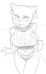 1girls 2026 4_fingers alternate_costume anthro arm_support bare_shoulders big_breasts big_eyes biped bird's-eye_view black_and_white black_text bra breasts bulging_breasts cartoon_network claws clothed clothed_anthro clothed_female clothing crossed_legs curved_eyebrows dbaru digital_drawing_(artwork) digital_media_(artwork) domestic_cat ear_piercing ear_ring english_text eyebrows eyelashes eyeshadow felid feline felis female female_only finger_claws fingers gem glistening glistening_breasts glistening_eyelids glistening_eyes glistening_lips hi_res high-angle_view hotwife huge_breasts humanoid_hands iris jewelry lips lipstick long_eyelashes looking_at_viewer looking_up looking_up_at_viewer makeup mammal markings mary_senicourt mature mature_anthro mature_female mature_woman milf monochrome navel navel_piercing necklace panties pearl_(gem) pearl_necklace piercing pointy_ears prick_ears profanity pupils ring_piercing shadow sitting skimpy smile smiling_at_viewer snout solo solo_female sports_bra tail text text_on_clothing text_on_panties text_on_sports_bra text_on_underwear the_amazing_world_of_gumball thick_thighs thin_eyebrows underwear whisker_markings white_text