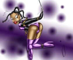 african_female arms_behind_back ball_gag ballet_boots ballet_heels bondage bound cameltoe cartoon_network female female_only femsub foster's_home_for_imaginary_friends gag gagged goo_goo_gaga hacker90 high_heels rcanheta slave strappado very_high_heels