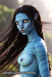 ai ai-created ai_art ai_assisted ai_generated airtist alien alien/human alien_girl alien_humanoid avatar avatar:_fire_and_ash avatar:_the_way_of_water braid braided_hair breasts breasts_out brown_hair female female_focus female_only hi_res high_quality high_resolution highres patreon patreon_username seducing seductive seductive_eyes seductive_look seductive_mouth seductive_pose skinny skinny_female skinny_girl solo solo_female solo_focus tagme topless watermark