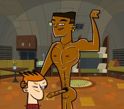 2boys balls gay lightning_(tdi) male_only penis scott_(tdi) tagme total_drama:_revenge_of_the_island total_drama_island yaoi