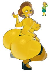 edna krabappel from the simpsons by zhero