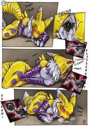 bodysuit color comic cosplay digimon digimon_(cosplay) female female_only renamon renamon_(cosplay) s0lar1x solo