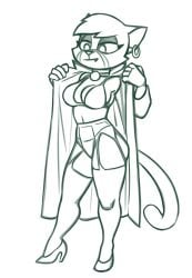 1girls 2026 5_fingers anthro big_breasts big_ears big_eyes big_iris biped bra breasts cheek_tuft clothed clothed_anthro clothed_female clothing coat collar collar_tag countershade_face countershade_fur countershading curved_tail delia_(ajmarekart) digital_drawing_(artwork) digital_media_(artwork) domestic_cat ear_piercing ear_ring eyelashes eyeshadow facial_tuft fangs felid feline felis female female_only fingers footwear full-length_portrait fur fur_tuft garter_belt garter_straps head_tuft hi_res high_heels hoop_ear_ring humanoid_hands iris legwear lingerie long_eyelashes looking_forward makeup mammal mature mature_anthro mature_female mature_woman milf monotone_background mouth_closed murphy_and_mitzi narrowed_eyes no_pupils open_clothing open_coat open_topwear panties piercing pinup plantigrade pointy_ears portrait pose prick_ears pseudo_hair redout ring_piercing shoes simple_background smile smirk snout solo solo_female standing straight_legs tail teeth thick_thighs thigh_highs three-quarter_view topwear tuft underwear white_background wide_hipped_anthro wide_hipped_female wide_hips