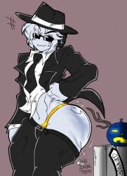 2boys 2d 2d_(artwork) 2d_artwork artist_name artist_signature ass ass_out chance_(forsaken) clothed clothed_male dusekkar_(forsaken) fedora femboy forsaken_(roblox) gold_thong gray_hair gray_hair_male gray_skinned_male grey_body grey_hair grey_hair_male grey_skin grey_skinned_male motion_lines pants_down pants_pulled_down pumpkin_head roblox roblox_game robloxian suit suit_and_tie sunglasses sweatdrop thong watermark zhengfox
