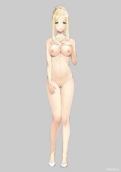 1girls annette_(castlevania) ass ass_visible_through_thighs big_breasts blonde-haired_female blonde_female blonde_pubic_hair braid braided_bun braided_hair breasts castlevania castlevania_dracula_x_chronicles female female_focus female_only green_eyes hair_bun hairy_pussy hand_on_breast hip_dips hips large_breasts light-skinned_female light_skin long_hair micchi_o naked naked_with_shoes_on nipples nude nude_female official_alternate_costume pink_nipples pubes pubic_hair pussy shoes shoes_only slender_body slender_legs smile smiling solo solo_female solo_focus thigh_gap thighs tied_hair vagina variant_set