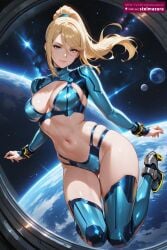 samus aran from metroid by stelmazura