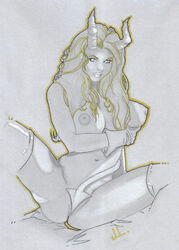 blonde_hair breast demon_girl female jaiden_lourde magik_(illyana_rasputin) marvel new_mutants nipples nude x-men