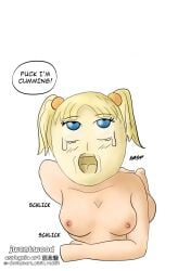 asphyxiation blonde_female blonde_hair breathplay cumming forced jwentwood masturbating masturbation orgasm panicking peril self_bondage self_bondage_gone_wrong snuff suffocating suffocation tongue_out yuri