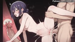 1boy 1girls ahe_gao ahegao_face ai_generated big_penis blush breasts chainsaw_man cock completely_nude completely_nude_female cum cum_in_pussy cum_in_uterus cum_inside female female_penetrated from_behind from_behind_position girl girly green_eyes hattori34 hyper hyper_penis leg_up legs medium_breasts motion_blur motion_lines naked naked_female nude nude_female one_leg_up penetration penis penis_in_pussy reze_(chainsaw_man) seductive sex sex_from_behind sexy sexy_body sexy_female sexy_pose simple_background standing standing_on_one_leg standing_sex stomach_bulge testicles vaginal_insertion vaginal_penetration vaginal_sex veiny_penis