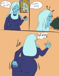 blue diamond (steven universe) from casper (film) by gileonzer