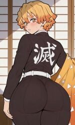 agatsuma zenitsu from demon slayer by superdomfuta