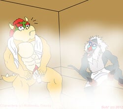 2012 bara bob_buffalo bowser crossover disney male_only mario_(series) nintendo rafiki the_lion_king what