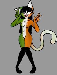 countryhumans countryhumans_girl green_skin ireland_(countryhumans) naked white_body