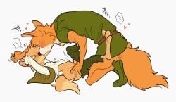 br'er_fox clothed disney fox gay gay_kissing gay_sex male/male orange_fur robin_hood_(character) robin_hood_(disney) song_of_the_south