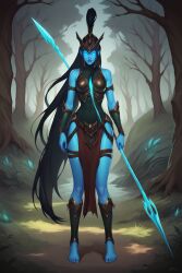 ai_generated civitai female ghost ghost_girl kalista killeruwu13_ai league_of_legends looking_at_viewer video_games