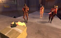 1girls 3d 4boys dark-skinned_male demoman demoman_(team_fortress_2) engineer engineer_(team_fortress_2) female garry's_mod human human_female human_male human_only male pyro pyro_(team_fortress_2) scout scout's_mother scout_(team_fortress_2) sex straight team_fortress_2