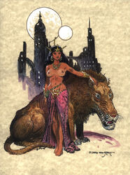 a_princess_of_mars barsoom dejah_thoris loincloth pelvic_curtain tagme topless william_stout