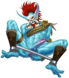 artist_request balls boner erection male male_only penis solo solo_male spread_legs troll_(warcraft) tusks vol'jin world_of_warcraft