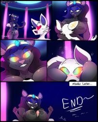 davidthewolfx10 face_in_breasts femdom furry furry_female furry_only hypnosis kaa_eyes paizuri penis_between_breasts strip_club titjob